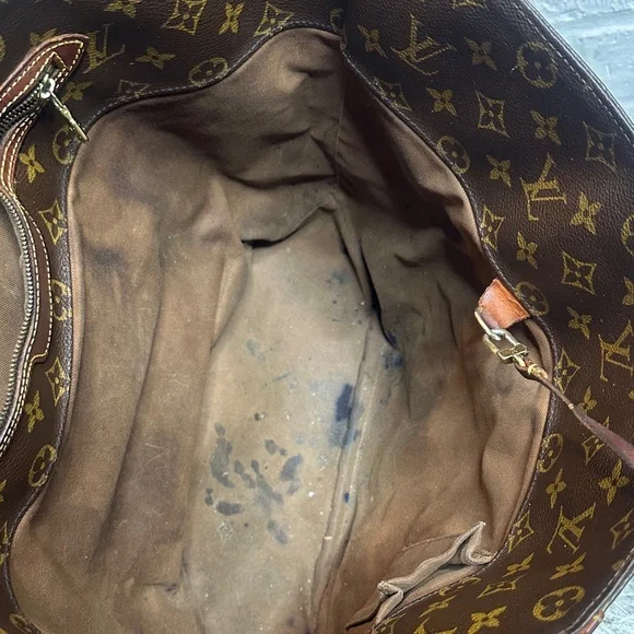 Pre-Loved Authentic. LV Luxury Brown Monogram Tote Bag - Picture 9 of 16